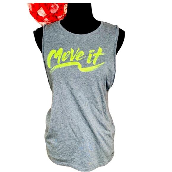 Under Armour  “Work It” Gray Gym top - Picture 1 of 6